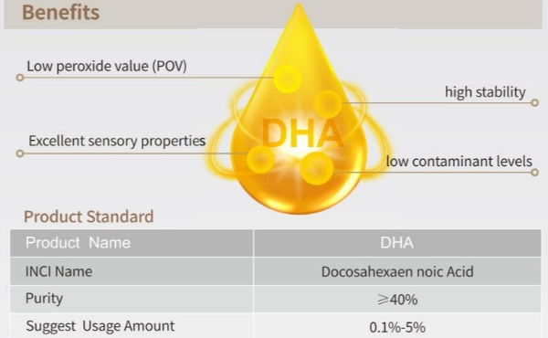 DHA：有效天然化妝品配方的基石